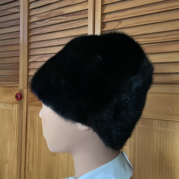 Vincent and Bill, gorgeous mink hat, custom-made in New York one size fits most - Picture 2 of 8